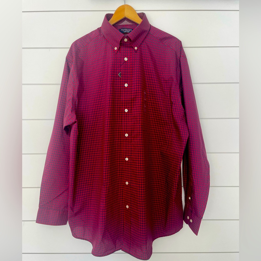 Roundtree & Yorke TravelSMART Men’s Long Sleeve Button Down - Size 2XT